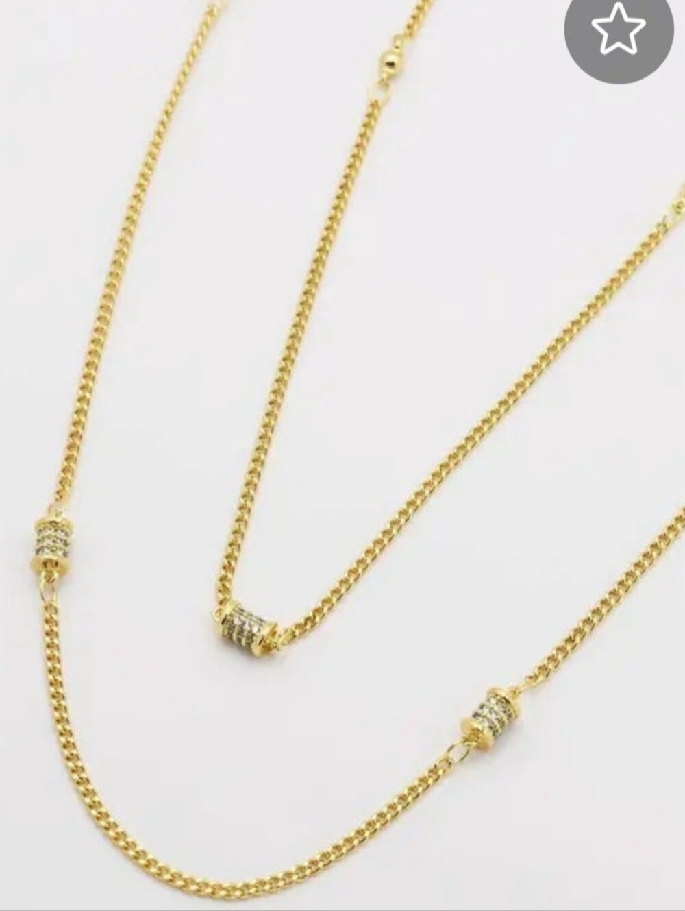 Glamour Farms Dainty Layer Gold Necklace